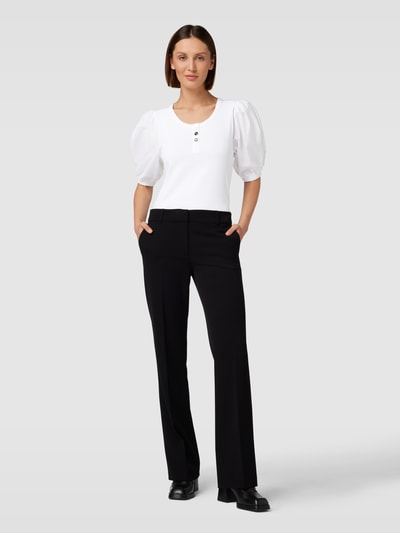Lauren Ralph Lauren T-shirt z bufiastymi rękawami model ‘CAITLEY’ Biały 1