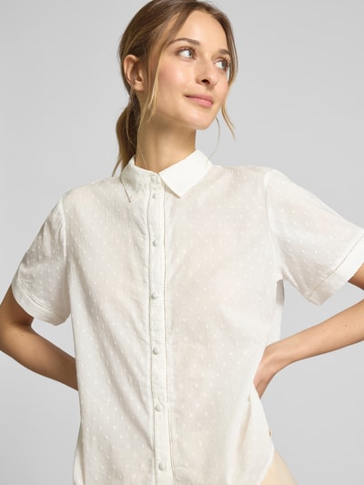 Vila Bluzka o kroju regular fit z wykładanym kołnierzem model ‘TUTTY’ Biały 3