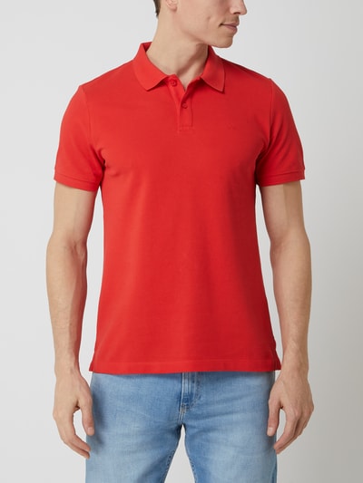 s.Oliver RED LABEL Poloshirt van piqué Rood - 4