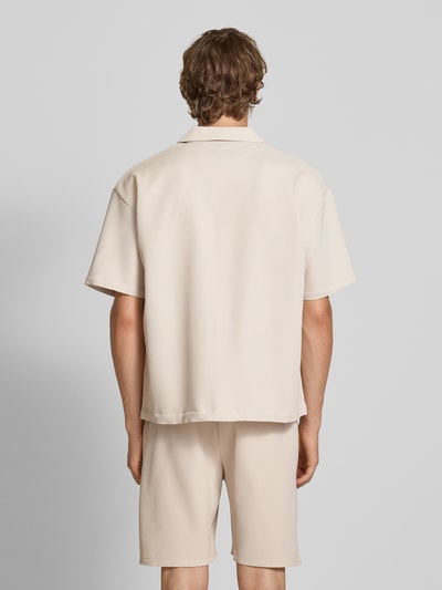 Pegador Relaxed fit vrijetijdsoverhemd met plissévouwen, model 'TROY' Offwhite - 5