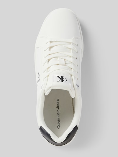Calvin Klein Jeans Sneaker mit Label-Details Weiss 3