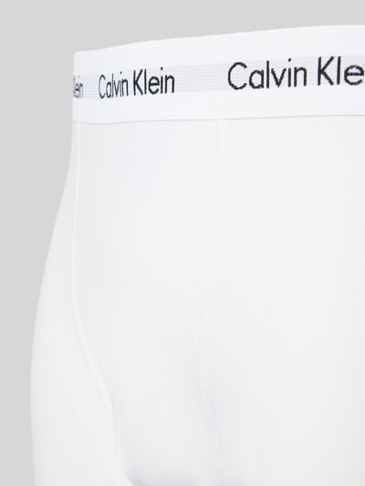 Calvin Klein Underwear Trunks mit Label-Bund im 3er-Pack Weiss 2