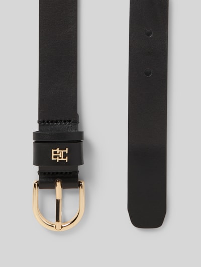Tommy Hilfiger Essential Ledergürtel mit Dornschließe Black 3