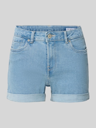 Vero Moda Regular fit korte broek van katoenmix, model 'LUNA' Jeansblauw - 2