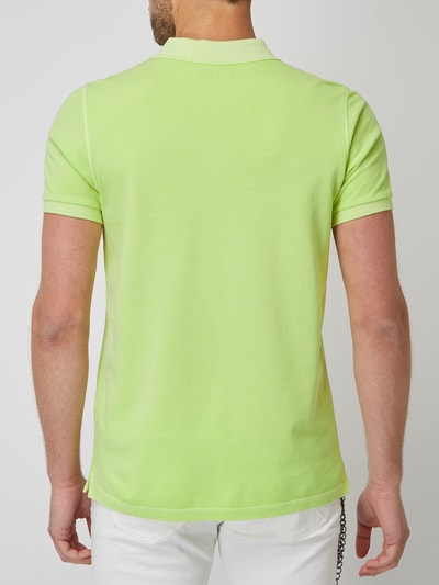 Marc O'Polo Poloshirt met reguliere pasvorm en geborduurd logo  Groen - 5