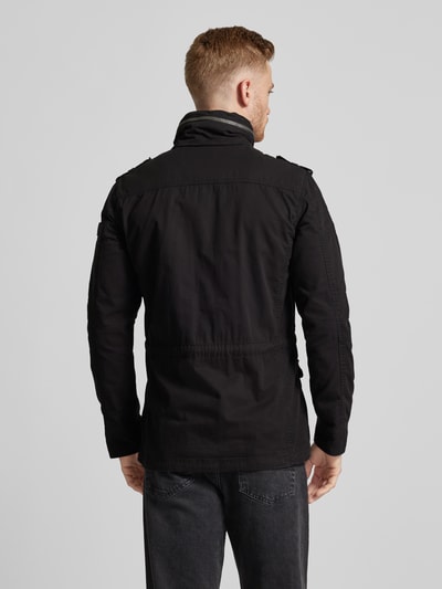 Wellensteyn Funktionsjacke in unifarbenem Design Modell 'COLONEL' Black 5