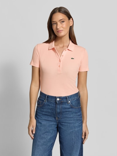Lacoste Sport Slim fit poloshirt van puur katoen Abrikoos - 4