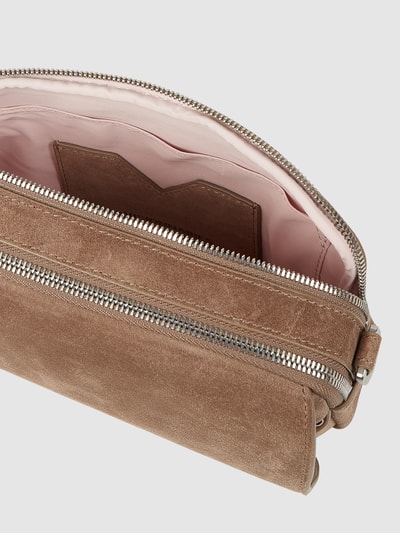 Les Visionnaires Crossbody Bag aus Veloursleder Modell ''Emily' Taupe 5