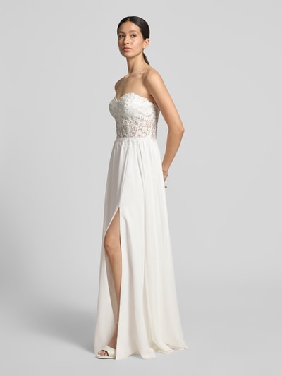 LUXUAR FASHION Maxikleid im Off-Shoulder-Look Offwhite 1