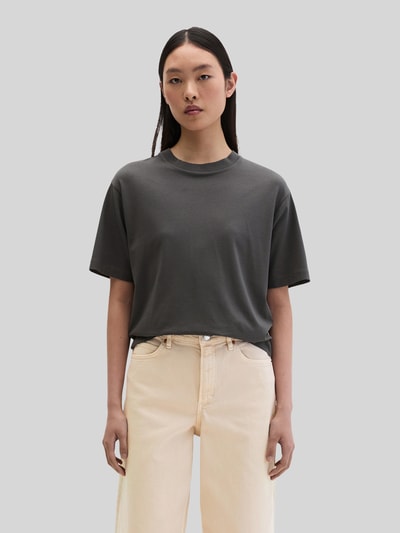 Marc O'Polo Relaxed Fit T-Shirt aus Baumwoll-Mix Dunkelgrau 4