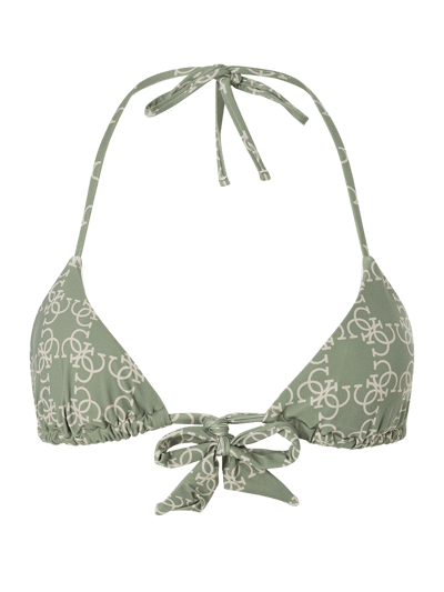 Guess Góra bikini z wiązaniem na szyi  Khaki 2