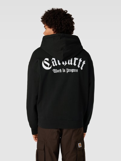 Carhartt Work In Progress Bluza z kapturem z wyhaftowanym logo Czarny 5