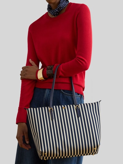 Lauren Ralph Lauren Shopper mir Logo-Applikation Dunkelblau 1