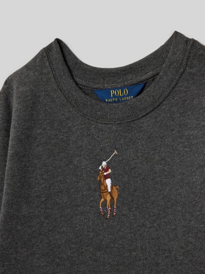 Polo Ralph Lauren Teens Sweatkleid mit Logo-Stitching Anthrazit Melange 2