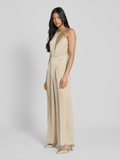 MAX&Co. Jumpsuit met platte plooien, model 'GREEN' Zand - 1