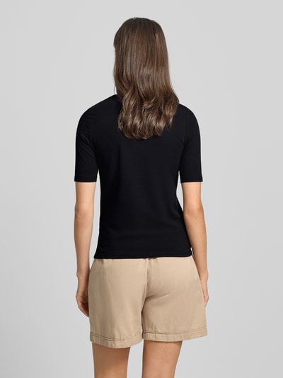 s.Oliver RED LABEL Regular Fit T-Shirt aus Baumwoll-Mix BLACK 5