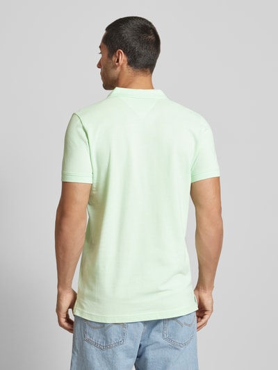 Tommy Jeans Slim Fit Poloshirt mit Logo-Stitching Mint 5