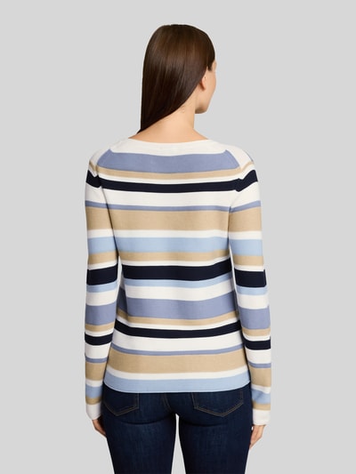 Tom Tailor Regular Fit Pullover mit gerippten Abschlüssen Bleu 5