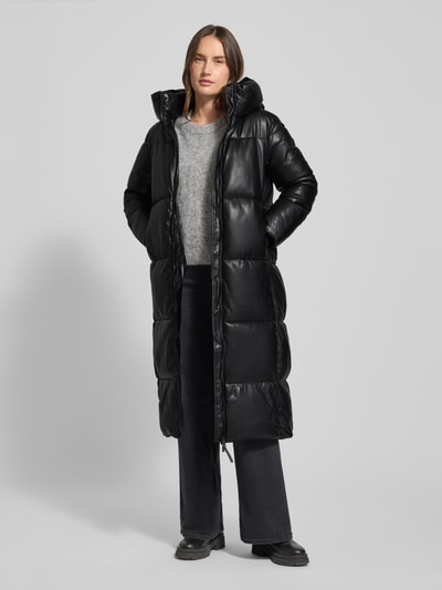 khujo Płaszcz pikowany z zamkiem błyskawicznym model ‘DESTINY’ Czarny 1