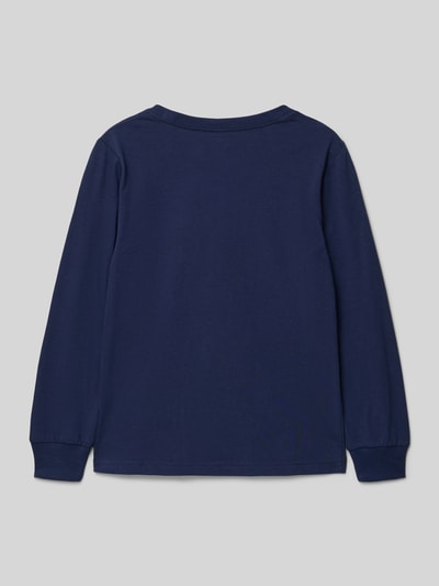 Polo Ralph Lauren Kids Regular Fit Longsleeve mit Logo-Print Marine 3