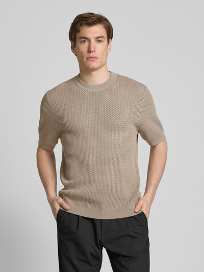 JAKE*S STUDIO MEN Strickpullover mit gerippten Abschlüssen Hazel 4