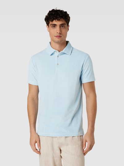 Paul & Shark Poloshirt met badstof Lichtblauw - 4