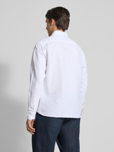 BOSS Casual Fit Business-Hemd mit Knopfleiste Weiss 5