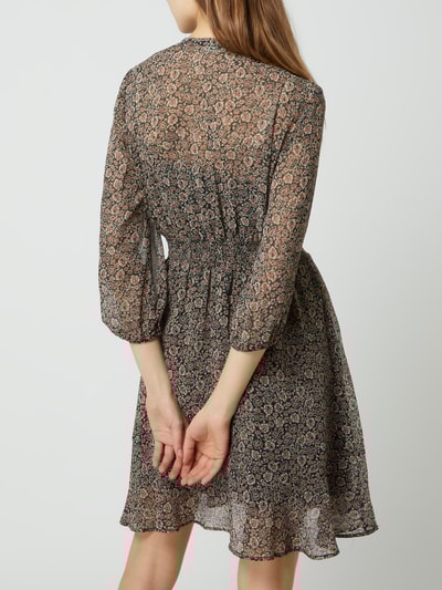 Jake*s Collection Kleid aus Chiffon Schwarz 5