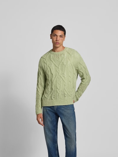 Closed Wollpullover in Strick-Optik Mint 4