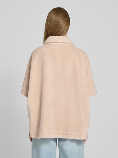 Marella Kurtka o kroju oversized ze sztucznego futra model ‘GESSO’ Piaskowy 5