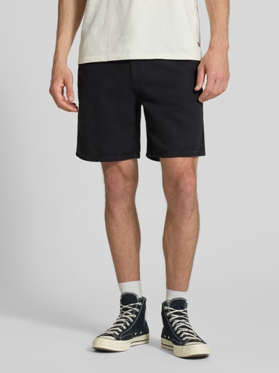 Marc O'Polo DENIM Loose Fit Jeansshorts aus Baumwoll-Mix Black 4