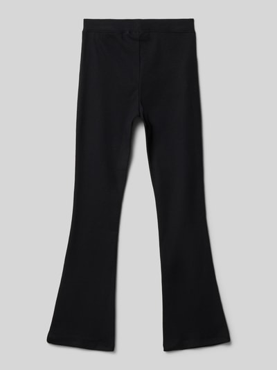 Mango Flared Leggings in Ripp-Optik Black 3