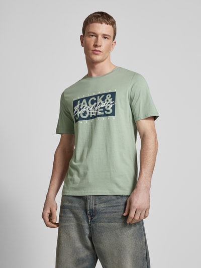 Jack & Jones T-Shirt aus reiner Baumwolle Modell 'COLTON' Mint 4