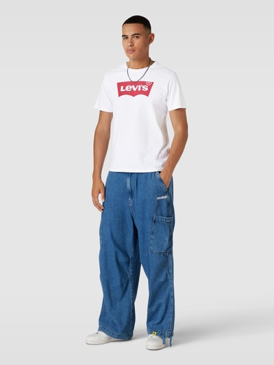 Levi's® T-Shirt aus Baumwolle mit Label-Print Weiss 1