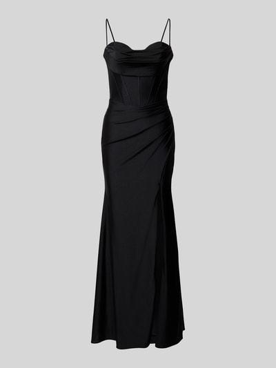 Mascara Abendkleid mit Raffungen Black 2