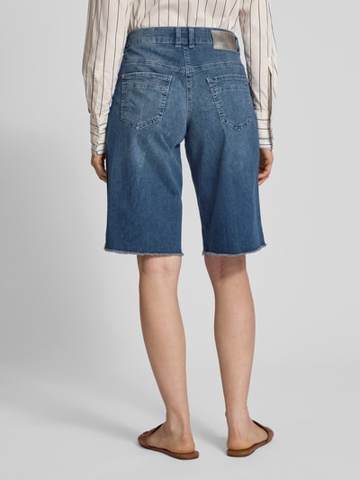 MAC Bermudy jeansowe o kroju baggy fit z wpuszczanymi kieszeniami model ‘Rich’ Ciemnoniebieski 5