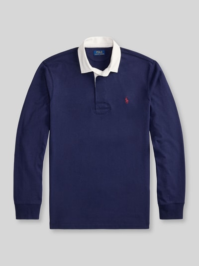 Polo Ralph Lauren Regular Fit Poloshirt aus reiner Baumwolle Marine 2