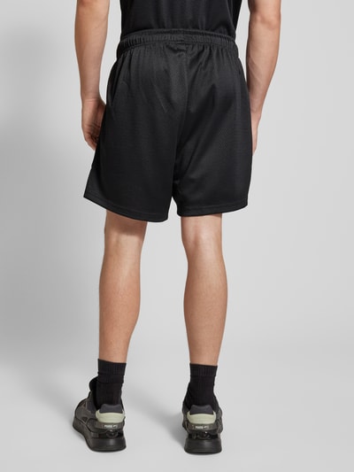 BLKVIS Regular Fit Shorts mit Logo-Stitching Black 5