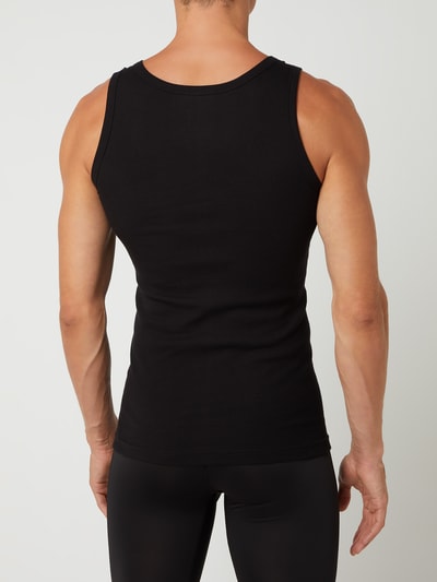 Tom Tailor Tanktop aus Baumwolle im 2er-Pack Black 4