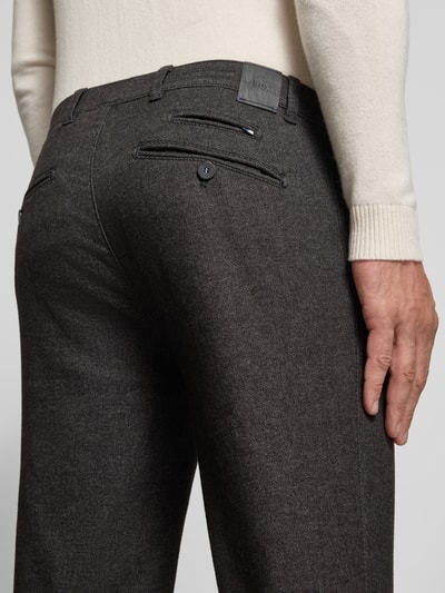 Brax Slim fit broek met achterzakken, model 'Fabio' Grafiet - 3