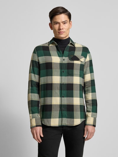 PME Legend Freizeithemd mit Knopfleiste Gruen 4