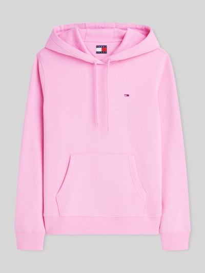 Tommy Jeans regular fit hoodie van katoenmix Felroze - 2