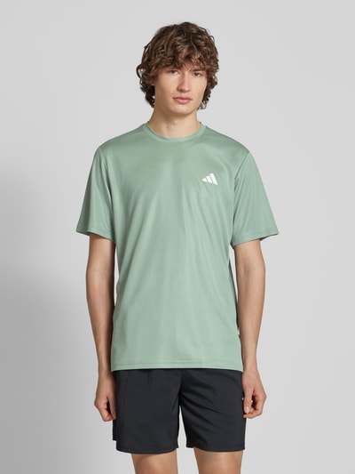 adidas Training T-Shirt mit Label-Print Mint 4