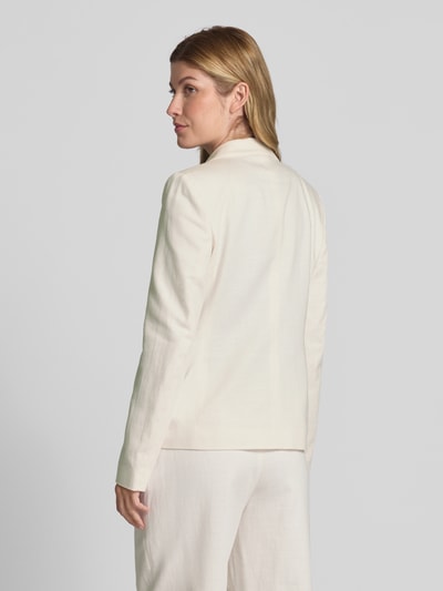 Jake*s Collection Slim Fit Blazer aus Baumwoll-Leinen-Mix mit Viskose-Anteil Beige 5