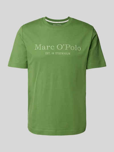 Marc O'Polo Regular Fit T-Shirt aus reiner Baumwolle Gruen 2
