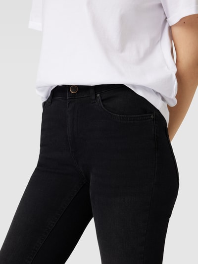 Only Flared fit jeans met stretch, model 'BLUSH' Zwart - 3