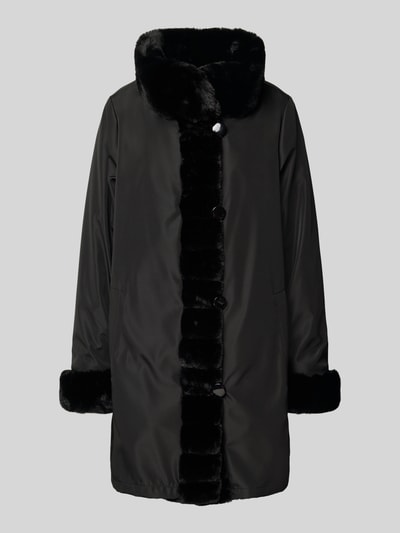 PETITE M. Extra lang keerbaar jack Zwart - 2