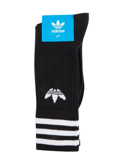 adidas Originals Sokken met labelprint in een set van 3 paar Zwart - 2