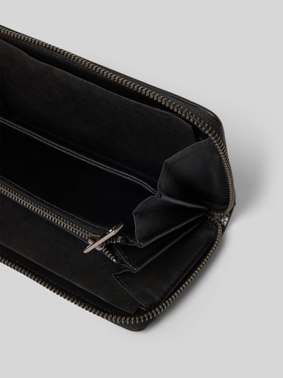 LIEBESKIND BERLIN Portemonnaie aus Leder mit Logo-Prägung Modell 'SALLY' Black 3