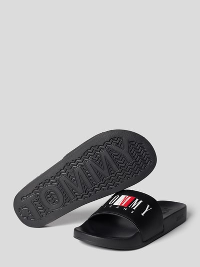 Tommy Jeans Slides mit Label-Prägung Black 5